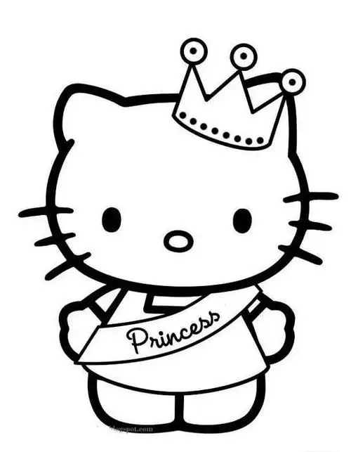 简笔画:hellokitty,简单的凯蒂猫画法,绘画早教亲子都适宜宝宝简笔画