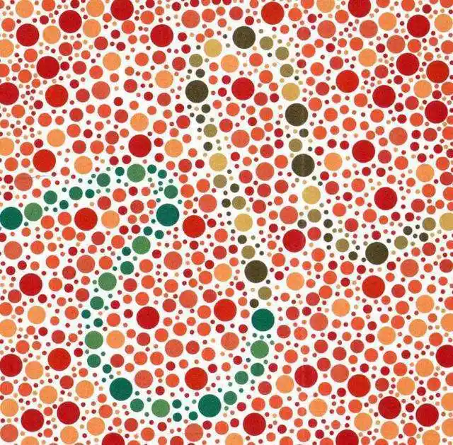 辨别色盲的4张测试图,驾照体检经常遇到,你能认出图4吗?