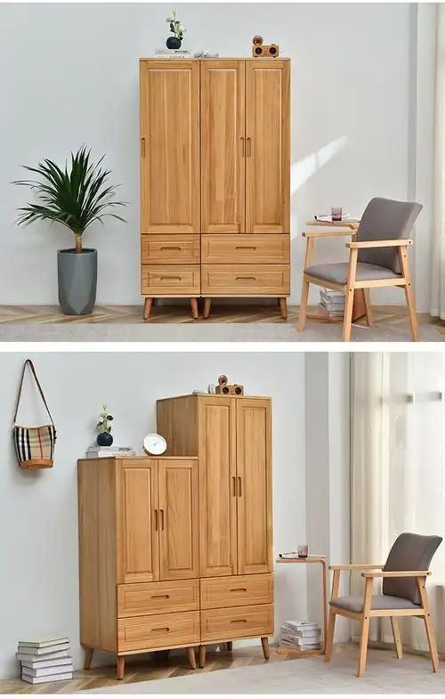 矮衣柜小衣柜单人衣柜小型实木衣柜小户型卧室简约家用