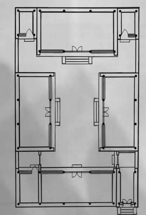 老北京四合院的详细资料—基本格局之一进二进院介绍(第四期)