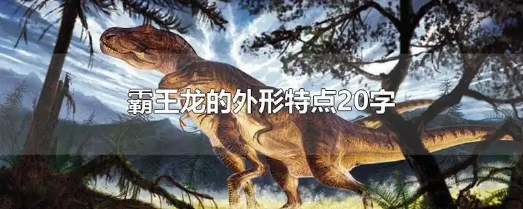 霸王龙的外形特点20字