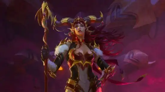 魔兽世界100版红龙新旧形象对比性感妹变女王大人