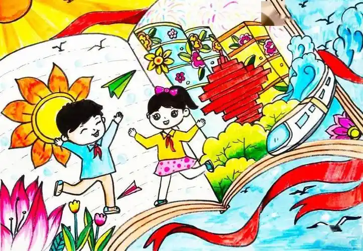 青杏儿 | 半岛都市报《城阳新闻》创刊十周年小学生主题书画作品展