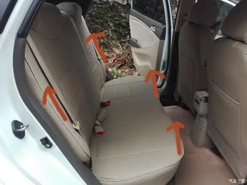 拆后排座椅请教