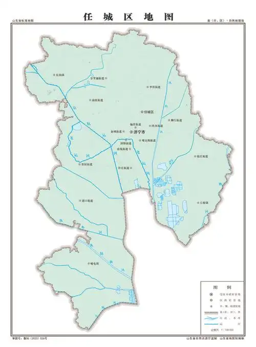济宁市任城区地图
