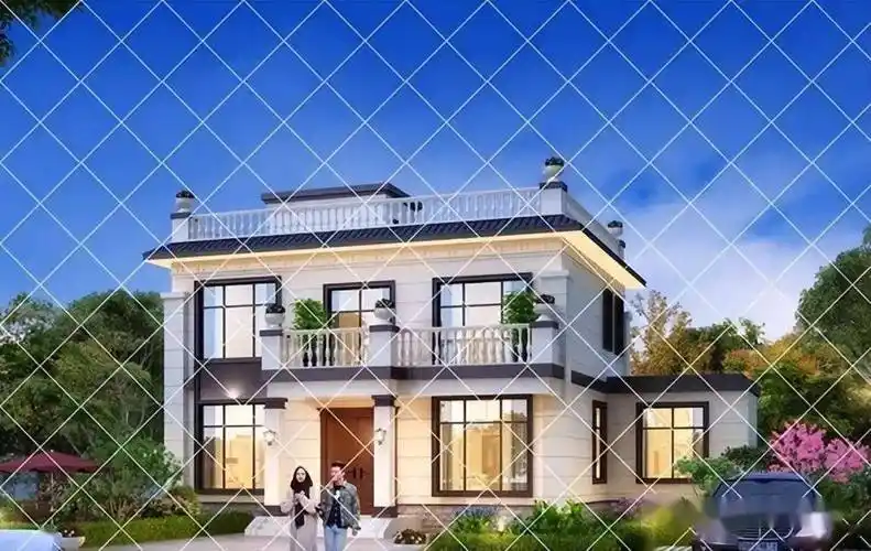 16套农村平顶别墅,简单而舒适,省钱不说还不愁没地方晒粮食!