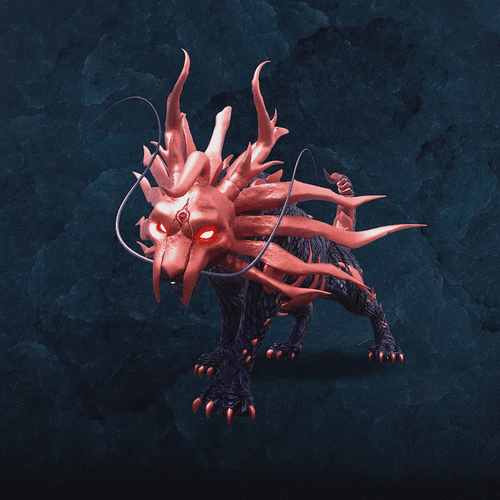 看起来就很凶的样子8款普通款【山海经神兽·穷奇】各发售600份霸气侧