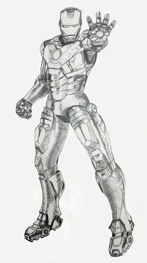 美术生手绘漫威英雄给你不一样的视觉体验