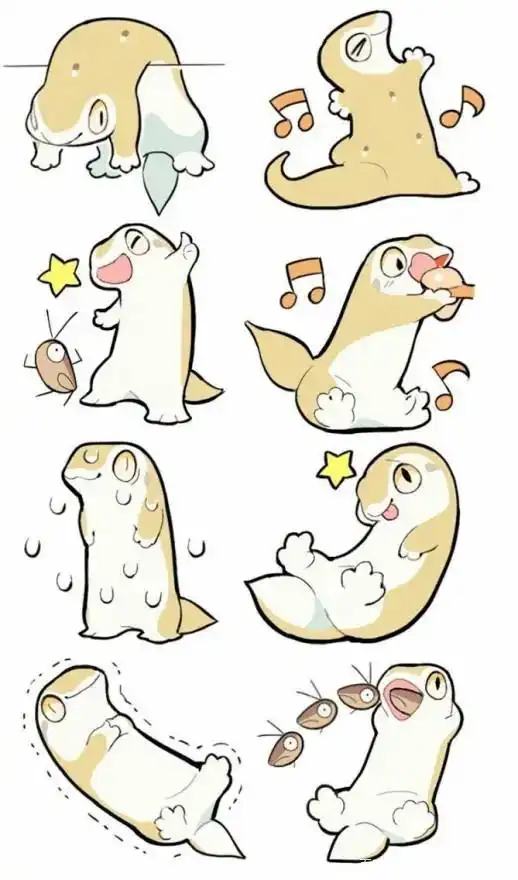 超可爱的动物画法教程参考!