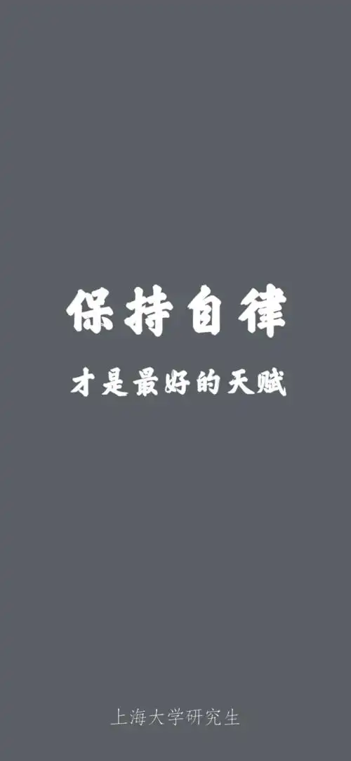 今日份壁纸锁请接收禅定你的手机自律真香