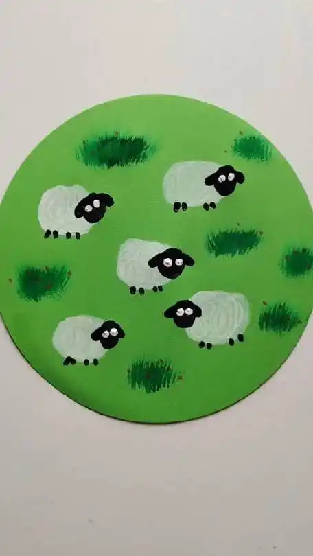 适合幼儿园小朋友的棉签创意画,简单好玩又解压,快来试试吧