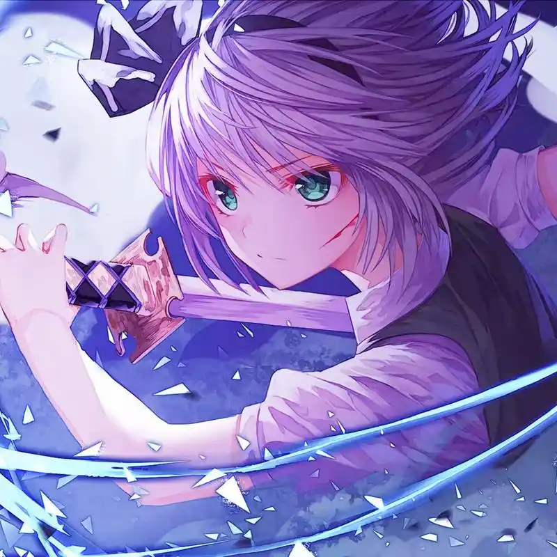 东方project魂魄妖梦动漫头像动漫女头