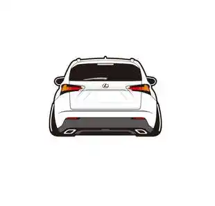 适用于雷克萨斯200改装汽车装饰贴创意反光车身贴订制车尾贴