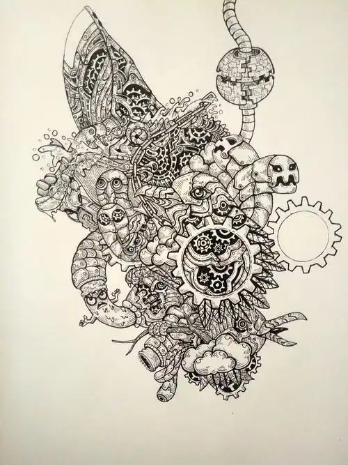 机械风|插画|商业插画|安再哉酷 - 原创作品 - 站酷 (zcool)