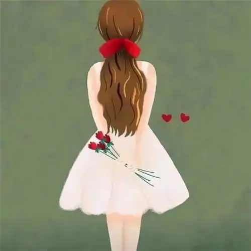 意境情头手绘背影动漫图片