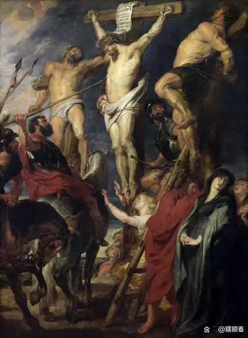 《基督十字架上的耶稣》油画作品赏析