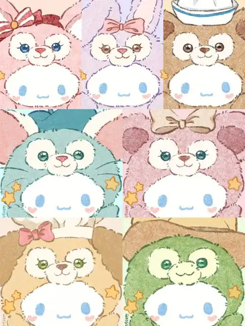 玉桂狗  #三丽鸥  #迪士尼  #玲娜贝儿  #星黛露  #达菲  #雪莉玫