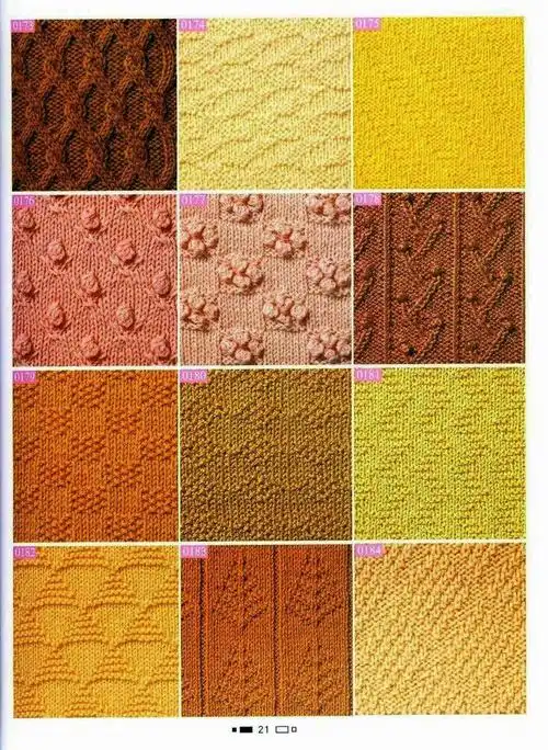 引用【转载】手工坊--棒针编织花样1000例 (1)