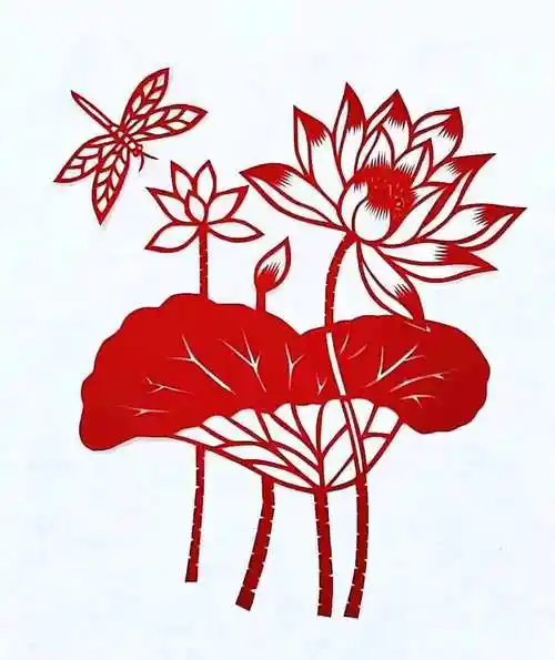 优秀剪纸作品赏析她的剪纸妙趣横生清新脱俗