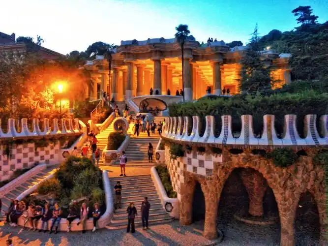 高迪浪漫之旅 - 古埃尔公园park güll_浪漫之旅_巴塞罗那_巴塞罗那