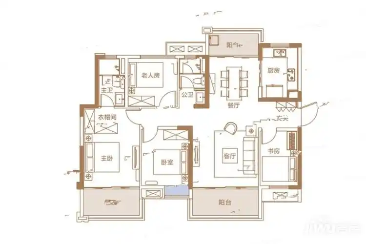 保利天汇楼盘户型