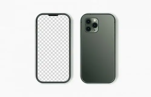 苹果iphone 11 pro手机样机免抠png图片矢量图素材