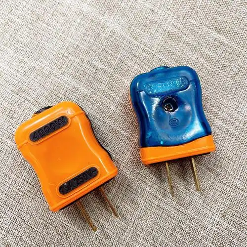 1136双色插头二插单相10a防爆二极二角两项电源插头固定电源插头