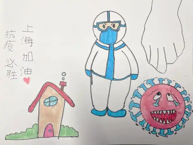 绘画记疫⑥小朋友画出了日常和希望最好再来一个肉馒头