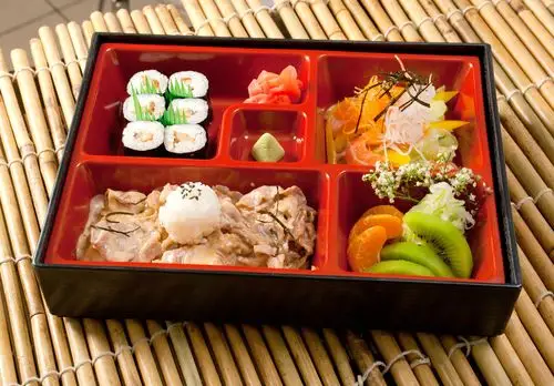 日本,便当,午餐,快餐,猪肉