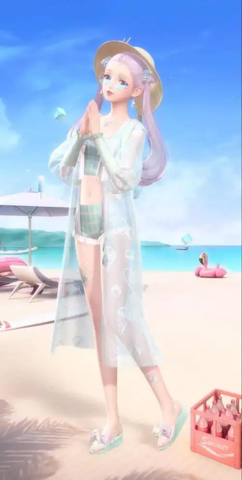 闪耀暖暖最想复刻活动阁,"夏活"卡面用心,这个钻石妆爱了