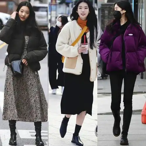 韩国女生真会穿,她们的街拍穿搭,简约不单调,时髦又接地气