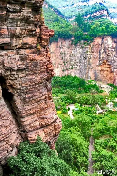 山西壶关县青龙峡是龙泉峡的一条支峡,太行山大峡谷风景区旅游景点之