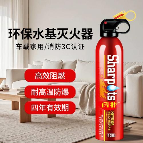 车载灭火器车用水基私家车小型便携汽车家用小车轿车专用消防器材
