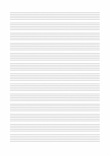 空白五线谱本打印版pdf4页