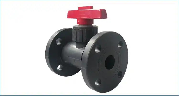 pvc法兰球阀upvc整体球阀pp管道开关工业化工级pvcu阀门40mmdn32