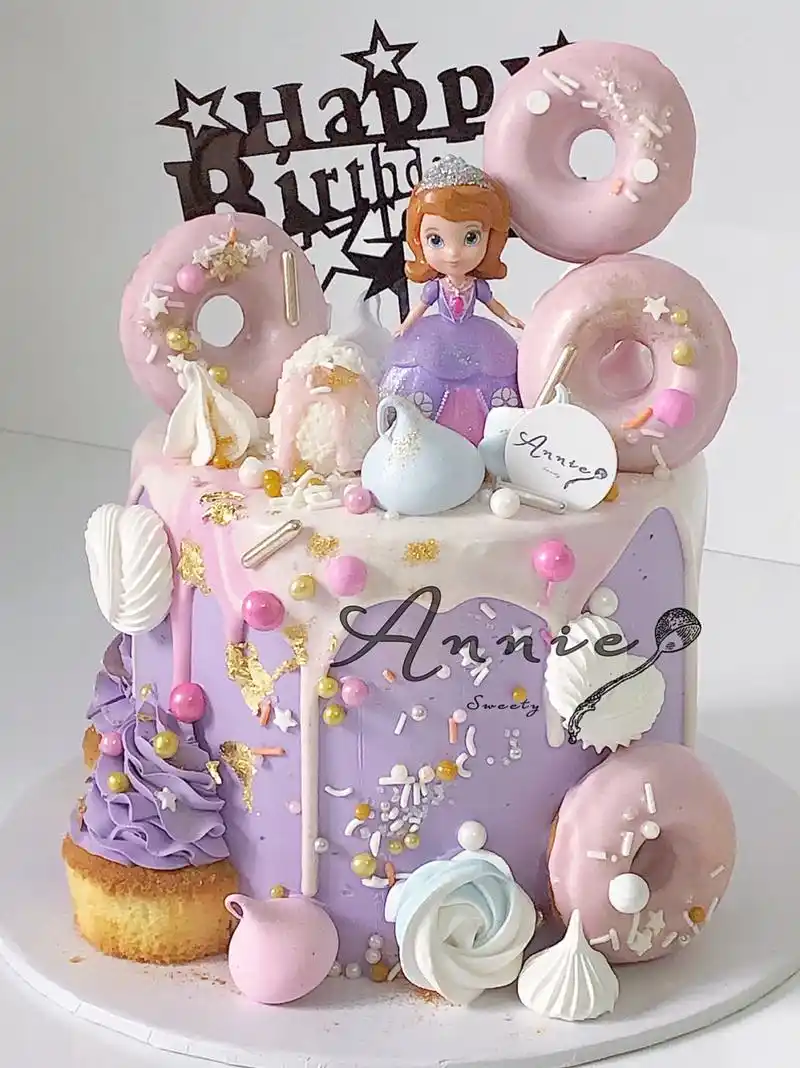 苏菲娅公主 女宝生日蛋糕 西安蛋糕 咸阳蛋糕