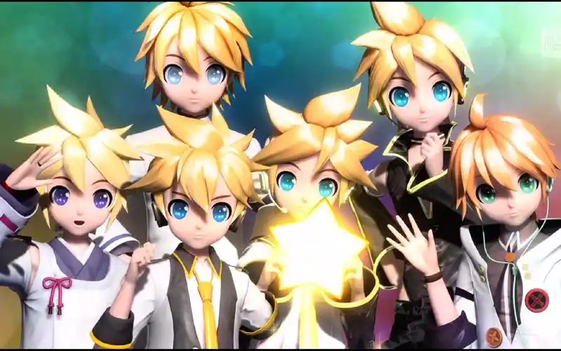 【初音ft】decorator(镜音レン:公式,青月,蓝铁,朋克,执行部,白色裂纹