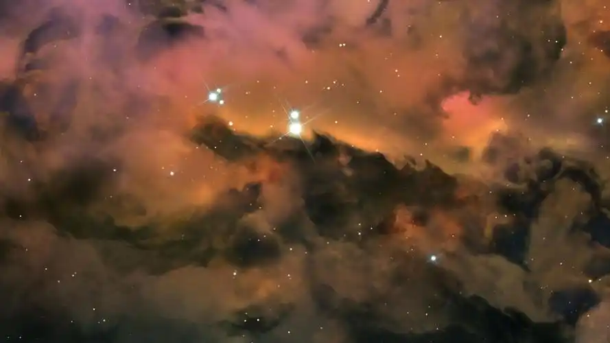 璀璨绚烂的星空梦幻夜景