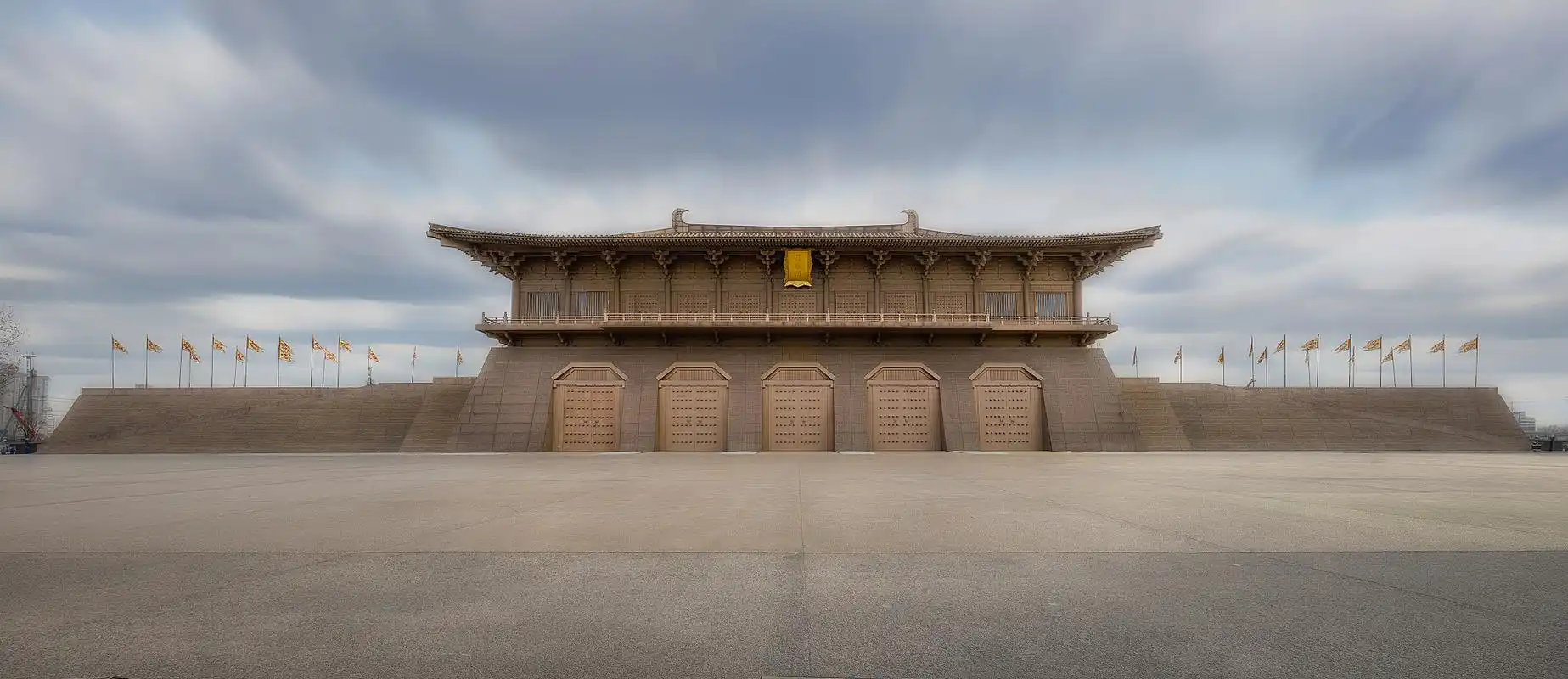 大明宫始建于唐太宗贞观八年,最早盖这座宫殿的原因是因为李世民为了
