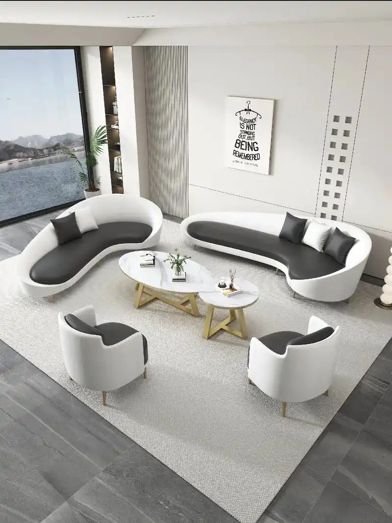 洽谈接待沙发组合酒店大堂大厅三人商务休息.#洽谈沙发#大厅沙 - 抖音