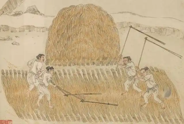 古人农耕图告诉我们:一粒米要走多少路,才能抵达我们的餐桌