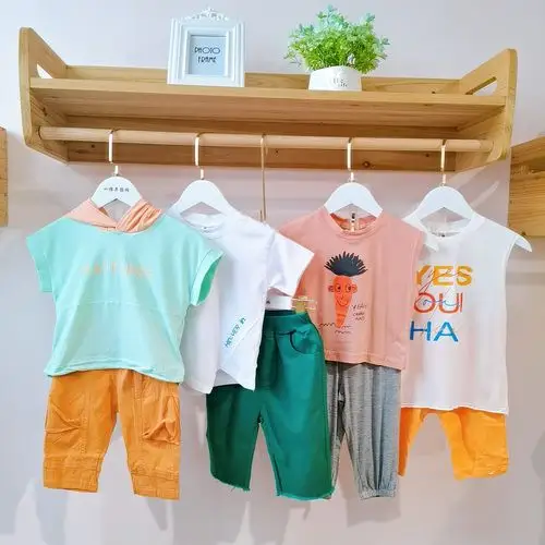 广州厂家直供豆豆衣橱儿童套装童装儿童套装批发