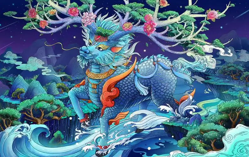 麒麟|插画|商业插画|货不假 - 原创作品 - 站酷 (zcool)