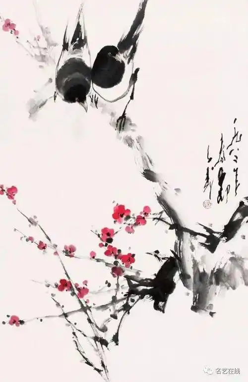 王子武大写意花鸟画,泼墨淋漓!