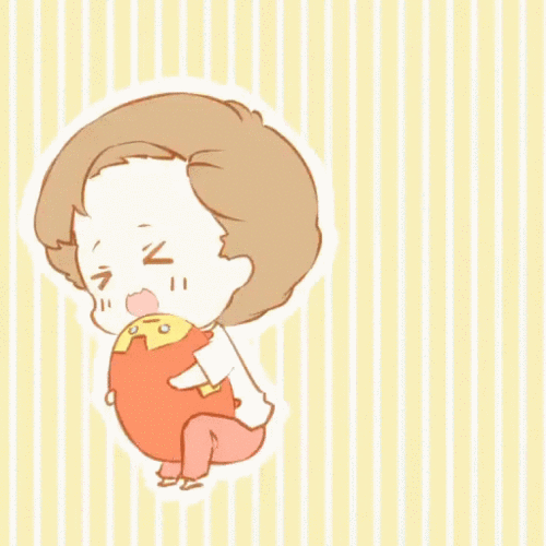 卡通gif滚来滚去gif可爱gif闭眼gif小孩子gif