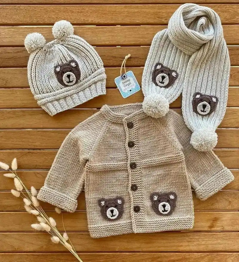 给宝宝织件美美的毛衣!#手工diy #爱生活爱编织 - 抖音