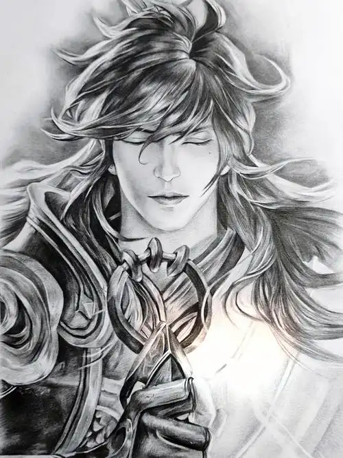 李信手绘素描一念神魔