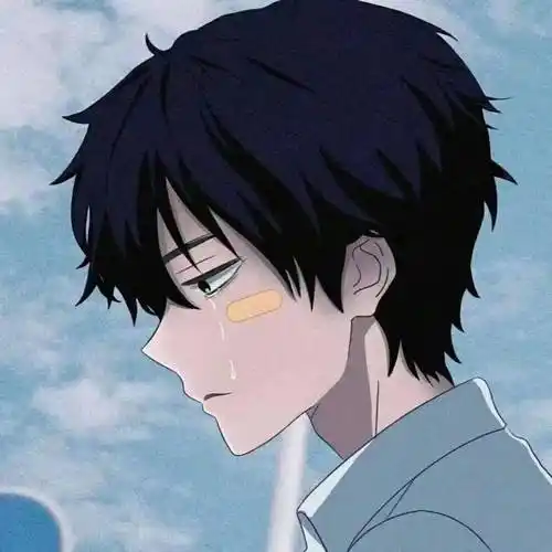 忧郁冷淡动漫头像_侵权_批评_图片