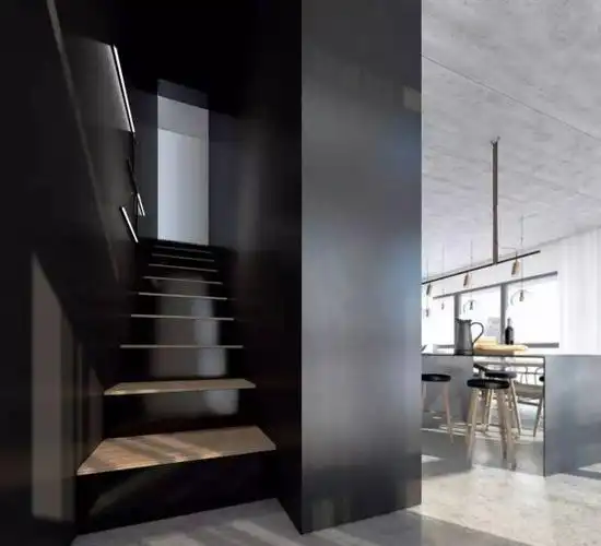 就是要将性冷感的清水模装得高大上_客厅装修大全