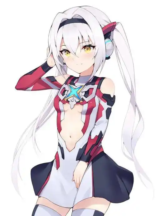 奥特曼娘化壁纸 |银河,艾克斯,赛罗,欧布_图片_艾克斯_壁纸